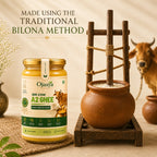 Pure A2 Gir Cow Ghee (500ml) | Traditional Bilona Method | Ojasya Naturals
