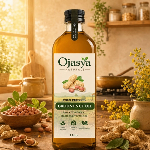 Ojasya Cold Pressed Groundnut Oil