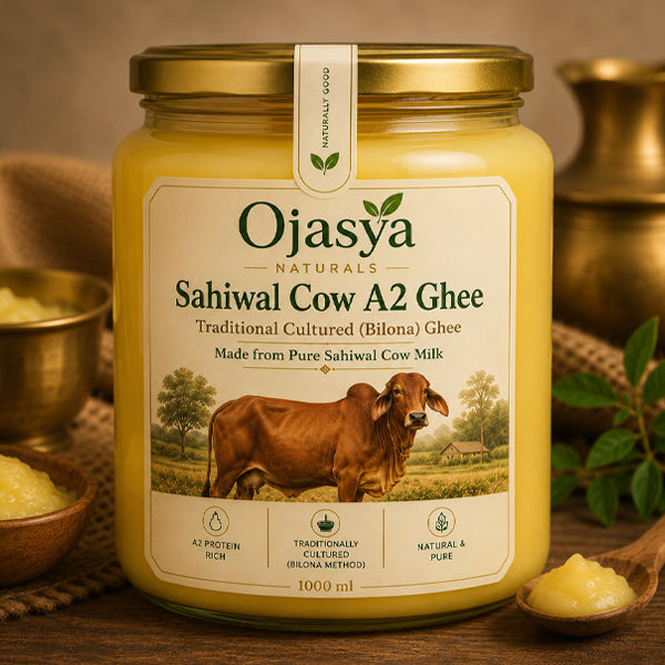 Ojasya A2 Sahiwal Cow Ghee – 1000 ml