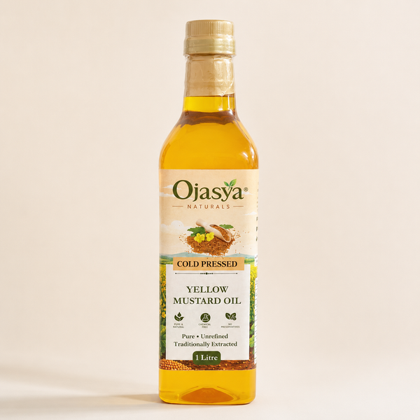 Ojasya Cold Pressed Yellow Mustard Oil 1000ml