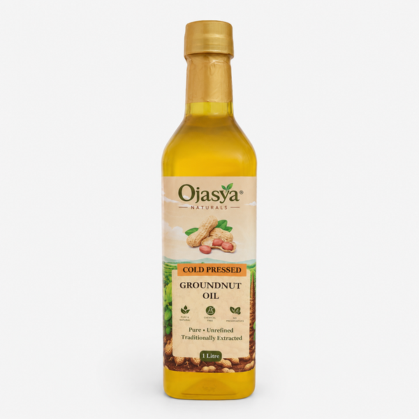 Ojasya Cold Pressed Groundnut Oil 1000ml