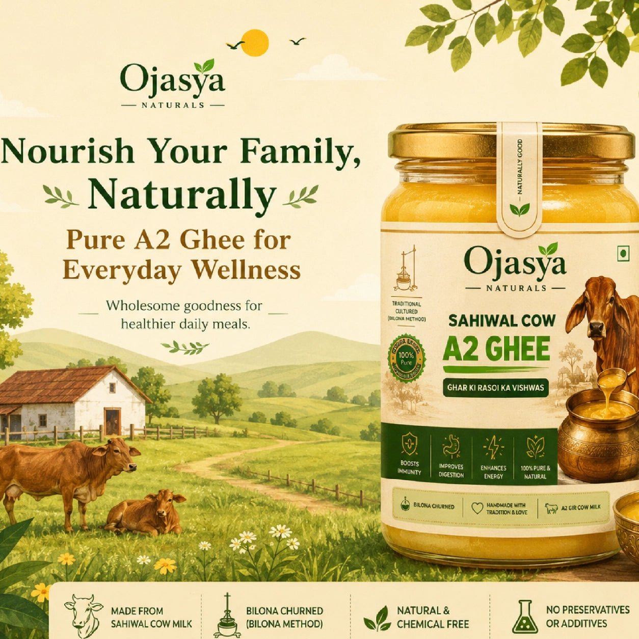 Ojasya Naturals Banner