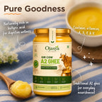 Pure A2 Gir Cow Ghee 1000ml | Traditional Bilona Method | Ojasya Naturals