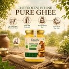 Pure A2 Sahiwal Cow Ghee (1000ml) | Traditional Bilona Method | Ojasya Naturals