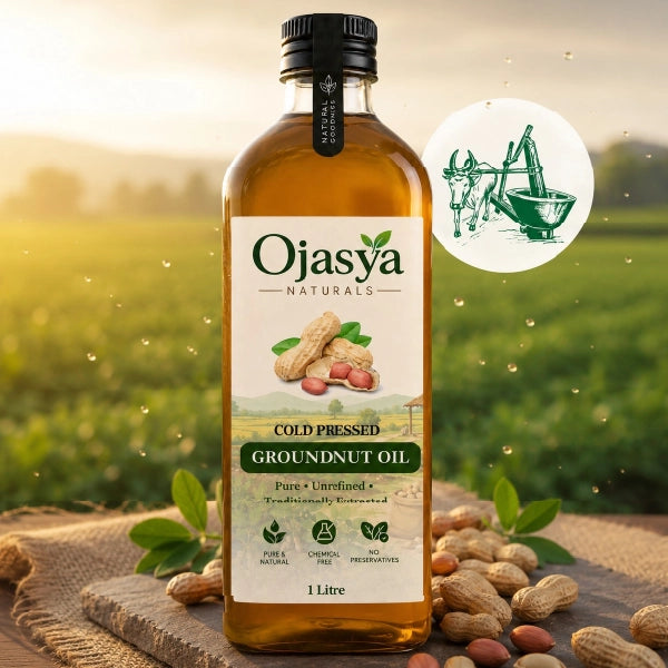 Ojasya Cold Pressed Groundnut Oil
