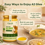 Pure A2 Gir Cow Ghee 1000ml | Traditional Bilona Method | Ojasya Naturals