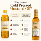 Ojasya Cold Pressed Yellow Mustard Oil 500ml