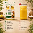 Pure A2 Sahiwal Cow Ghee (500ml) | Traditional Bilona Method | Ojasya Naturals
