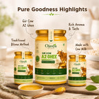 Pure A2 Gir Cow Ghee 1000ml | Traditional Bilona Method | Ojasya Naturals