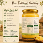 Pure A2 Gir Cow Ghee 1000ml | Traditional Bilona Method | Ojasya Naturals