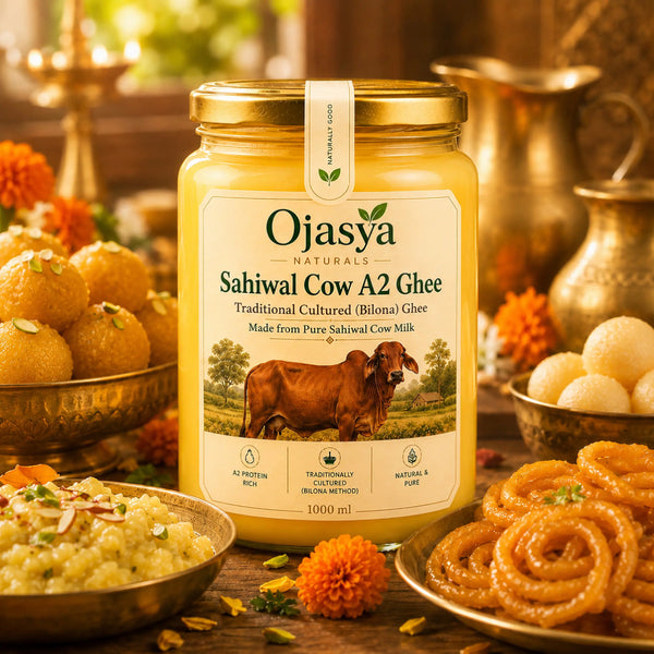 Ojasya A2 Sahiwal Cow Ghee – 1000 ml