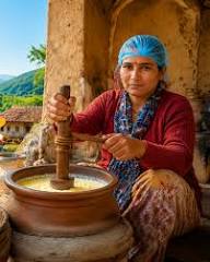 Traditional Bilona Churning