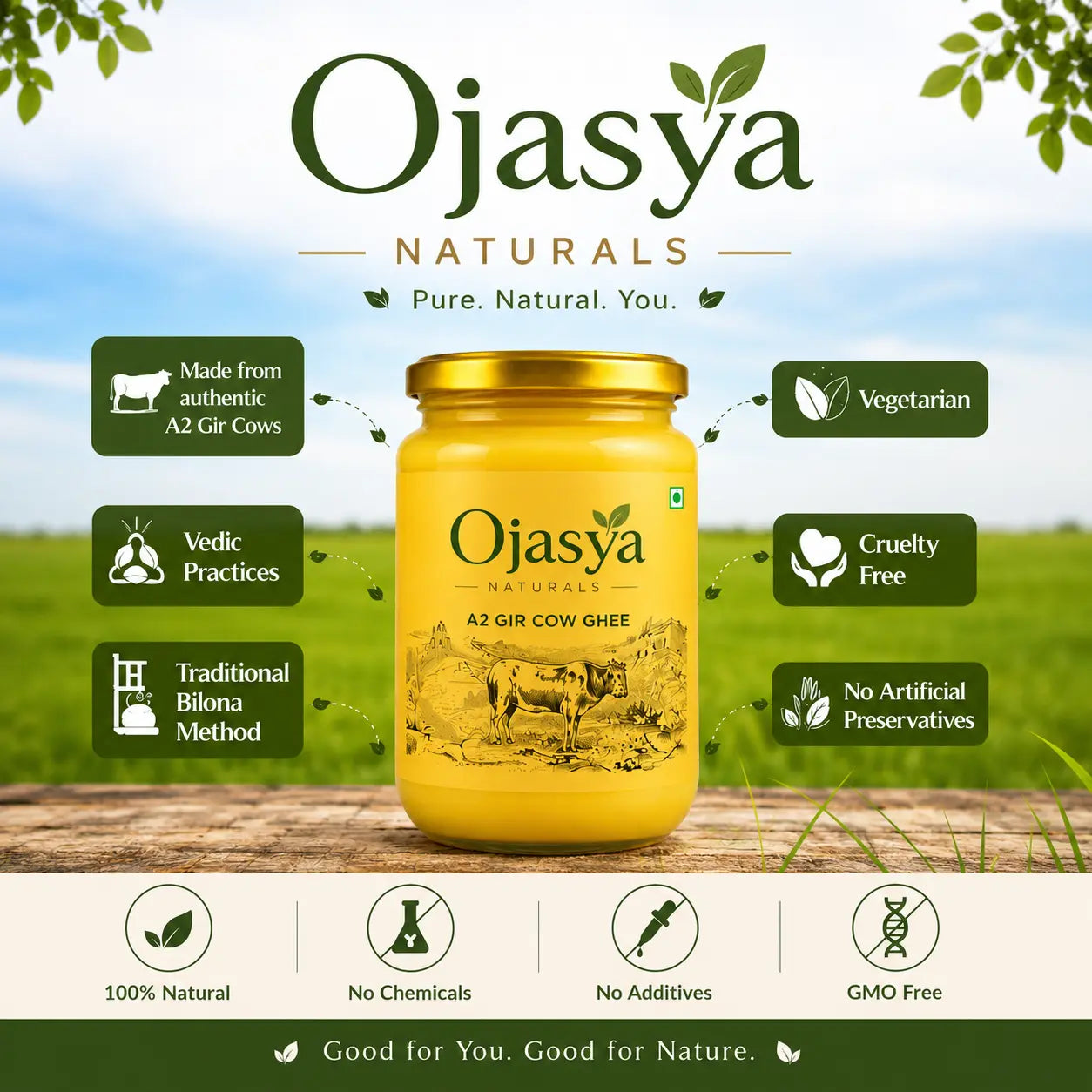 Ojasya Naturals Banner