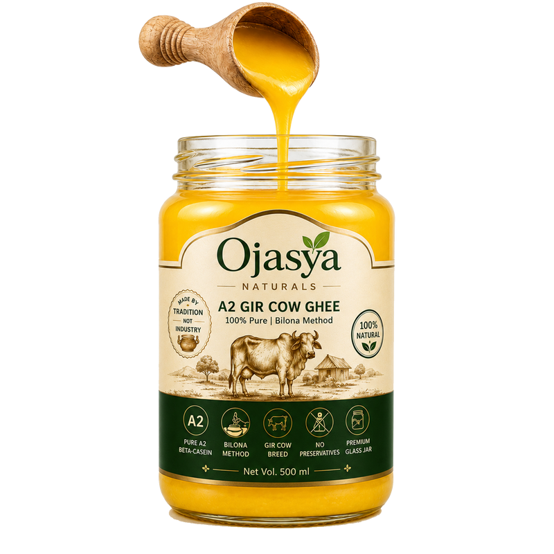 Ojasya Naturals 3D Ghee Jar